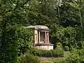 Reconstruction of the Doric Temple, originally commissioned by Isaac Browne, on the north side of the Dingle.