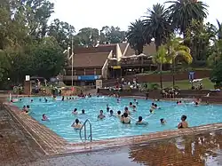 The main swimming pool at Badplaas