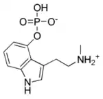 3-[2-(methylammonio)ethyl]-1H-indol-4-yl hydrogen phosphate