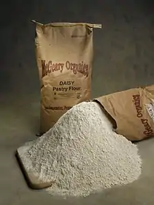 Bag of flour milled at the Annville Mill.