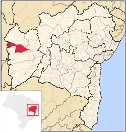 Location of Barreiras