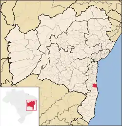 Location of the city