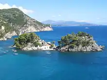 The bay of Parga.