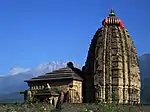 Closer look of the dome of temple