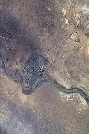 Baikonur and Syr Darya River