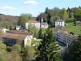 A general view of La Vôge-les-Bains