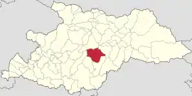 Location in Maramureș County