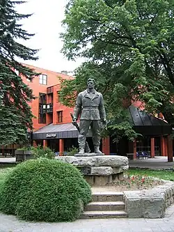 Monument to fallen fighters by Stevan Bodnarov in Bajina Bašta, 1952