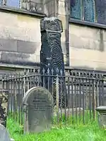 9th-century cross in the churchyard