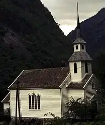 Exterior view of the church