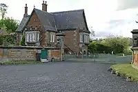 Balcarres Gatehouse, just east of the village