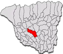 Location in Gorj County