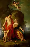 Balthasar Beschey - Venera and Adonis