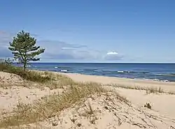 Baltic Sea coast near Miķeļtornis