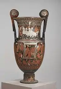 Ancient Greek volute krater; 320-310 BC; ceramic; height: 1.1 m; Walters Art Museum (Baltimore, US)