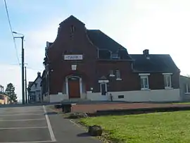 The town hall of Bancourt