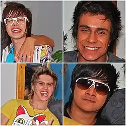 Restart in 2009. Clockwise from top left: Pe Lanza, Pe Lu, Koba, Thomas