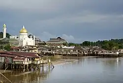 Settlements in Mukim Sungai Kedayan before the urban redevelopment project