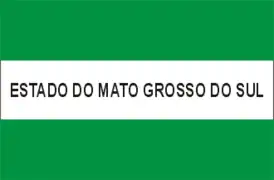 Unofficial flag used in Mato Grosso do Sul, 1977–1979.