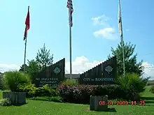 Baneberry welcome sign