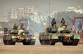 Bangladesh Army's main battle tanks at Victory Day Parade 2017