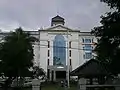 Bank Indonesia building, at the end of Braga Street.