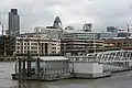 The pier as seen from the South Bank