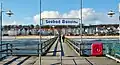 Bansin promenade seen from the pier