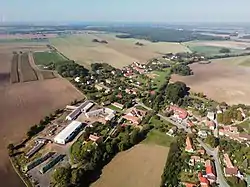 Aerial view from the south