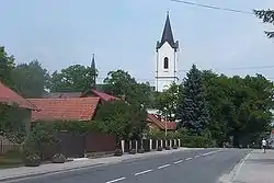 Road through the village