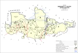 Map of Saraiya (#841) in Barhara block