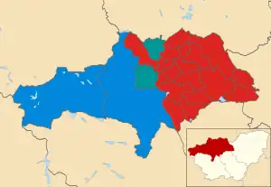 2010 results map