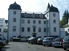 Barony Castle in Eddleston, which contains the Great Polish Map of Scotland