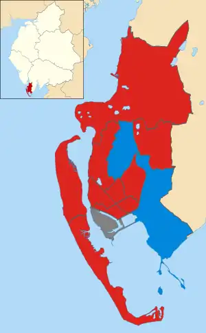 2010 results map