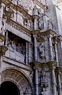 Detail of the main façade. Dormition of the Virgin