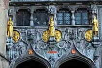 Detail of the entrance of the Basilica