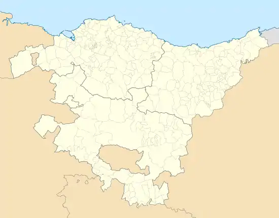 Oiartzun is located in the Basque Country