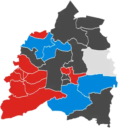 2011 results map