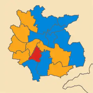 1991 results map