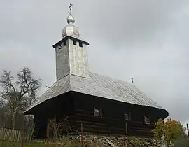 Wooden Orthodox church in Bătrâna village