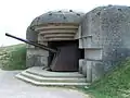 Artillery emplacement at Longues-sur-Mer battery, 2010