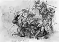 Michelangelo's study of Battle of Cascina