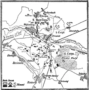 Map of Battle of Wissembourg