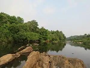 Bavali river at Palappuzha