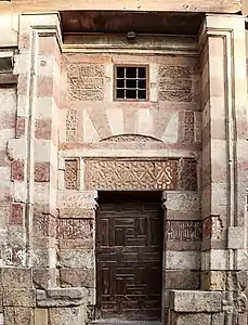 Blazon of Qaitbay above the eastern door lintel