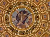 The mosaic of the Saint Stephen's Basilica in Budapest