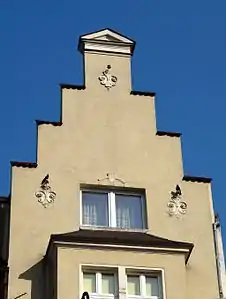 Crow-stepped gable