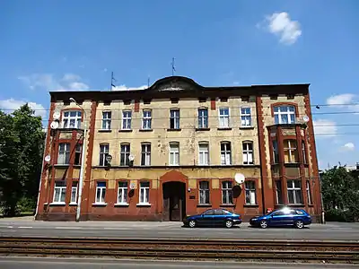 Frontage from Jagiellońska street