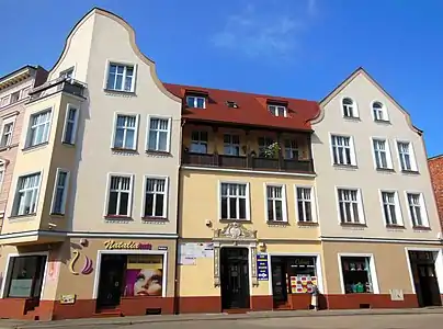 Main facade on Podolska Street