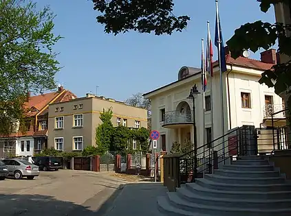 House at 10 (right), 12 (center) and 14 (right)